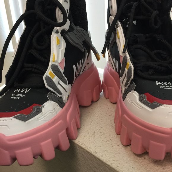 PRE LOVED - SOURSOP 04 Destiny Pink Platform Sneakers PNK/8 - SH286 - Picture 11 of 12